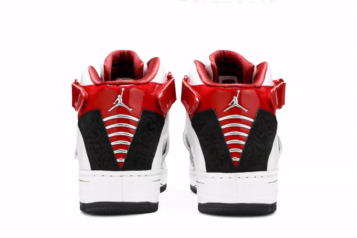 Air Jordan Fusion 20 White Varsity Red, view 7