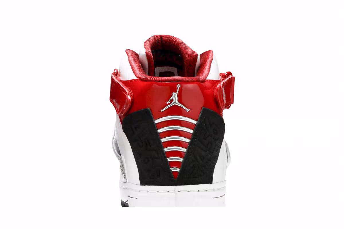 Air Jordan Fusion 20 White Varsity Red, view 8