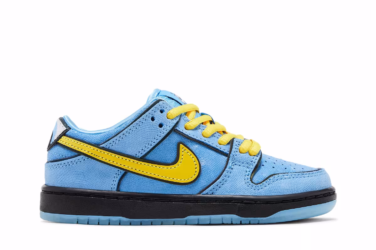 The Powerpuff Girls x Nike Dunk Low Pro SB QS PS Bubbles, view 2
