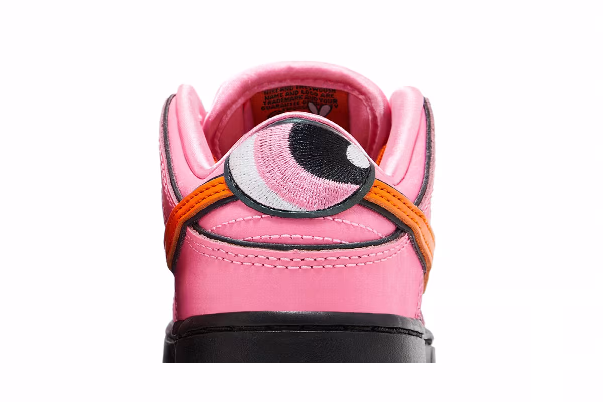 The Powerpuff Girls x Nike Dunk Low Pro SB QS PS Blossom, view 8