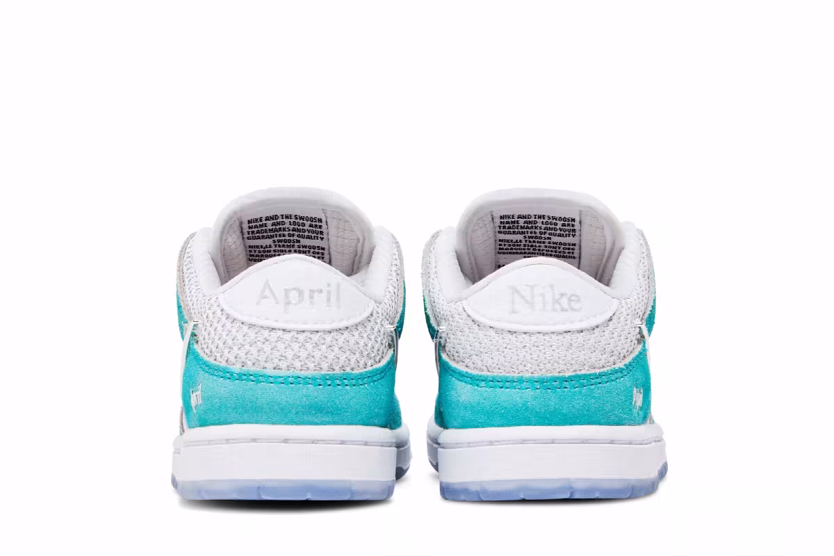 April Skateboards x Nike Dunk Low SB TD Turbo Green, view 7