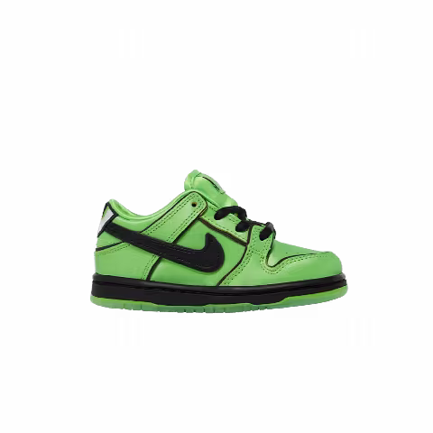 The Powerpuff Girls x Nike Dunk Low Pro SB QS TD 'Buttercup'