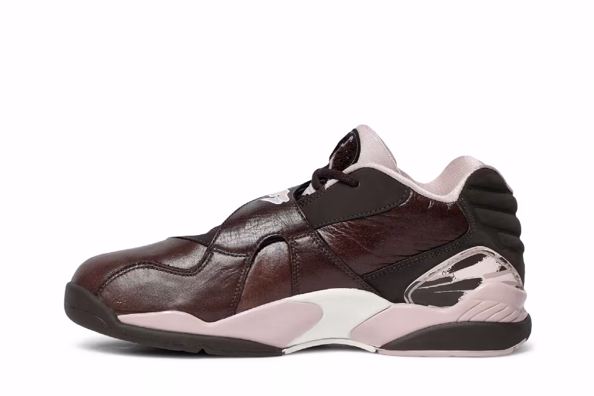 Women's Air Jordan 8 Low Dark Cinder, view 4