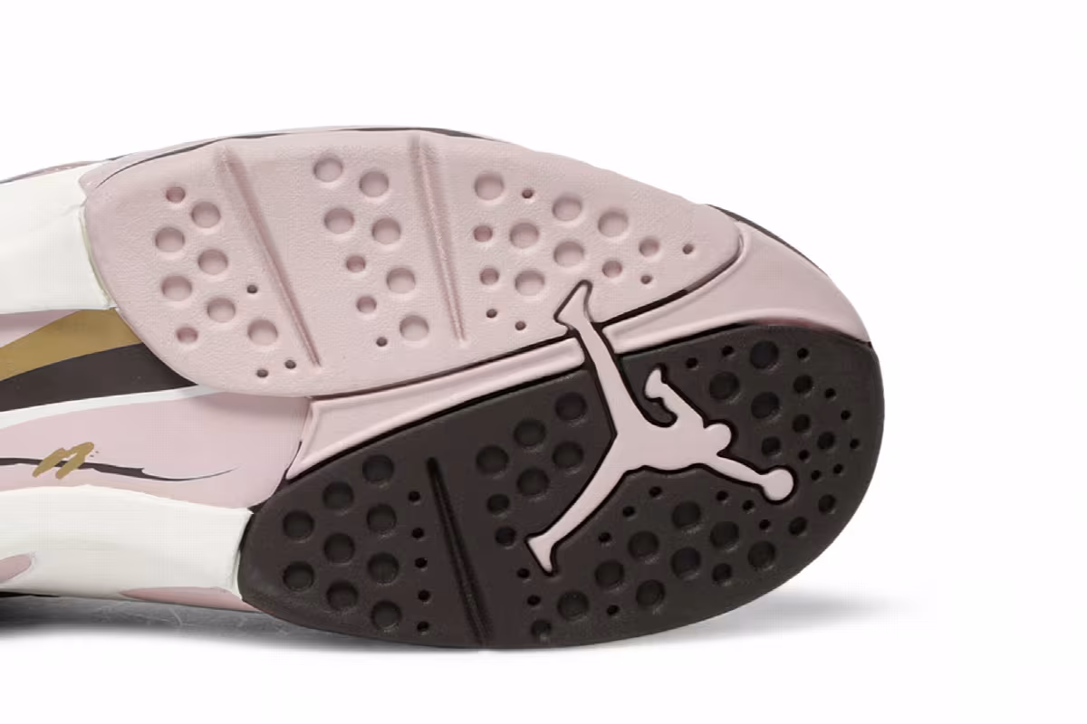 Women's Air Jordan 8 Low Dark Cinder, view 6