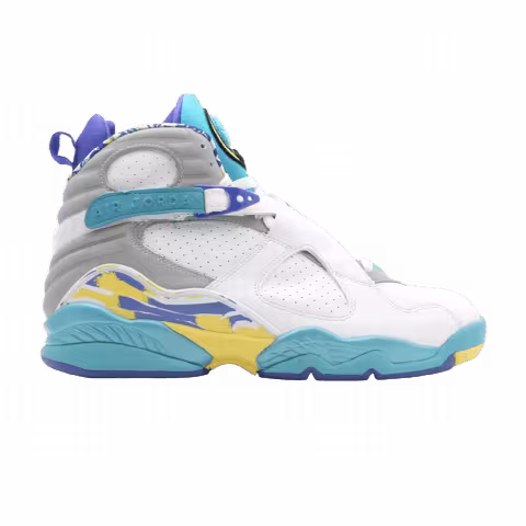 Wmns Air Jordan 8 Retro 'White Aqua'