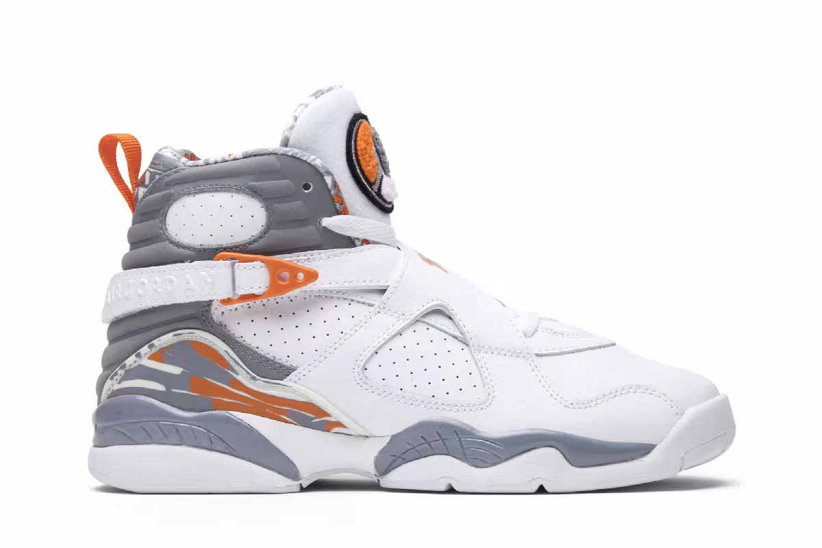 Air Jordan 8 GS Orange Blaze, view 2