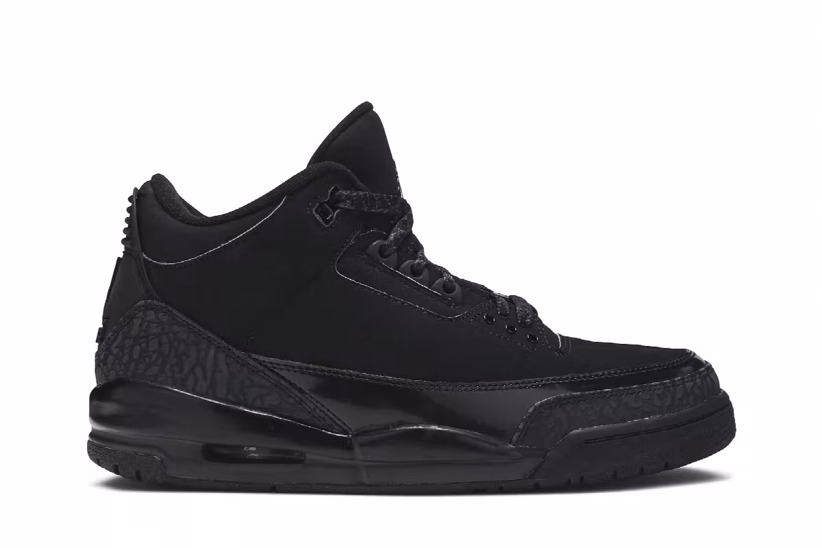 Air Jordan 3 Black Cat, view 2