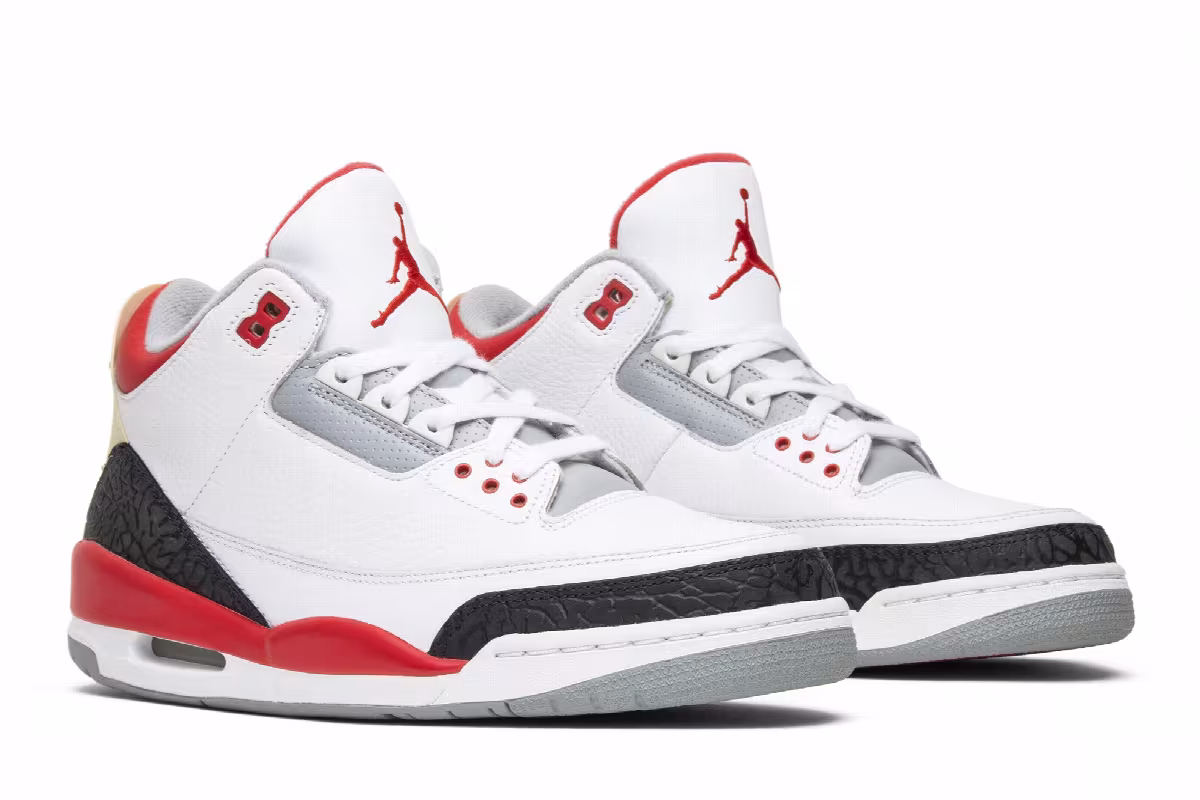 Air Jordan 3 Fire Red 2007, view 9