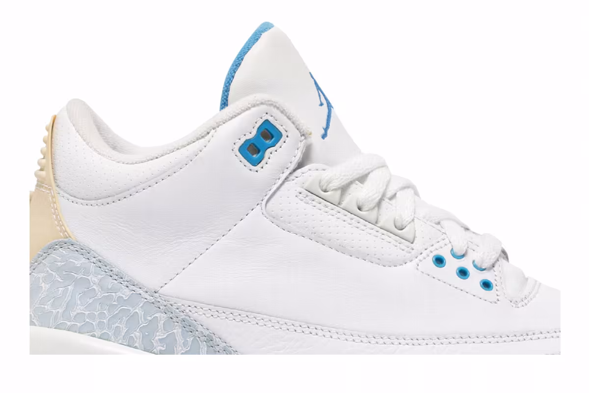 Women's Air Jordan 3 Harbor Blue, view 3