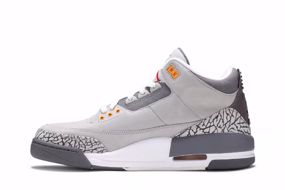 Air Jordan 3 LS Cool Grey 2006, view 4