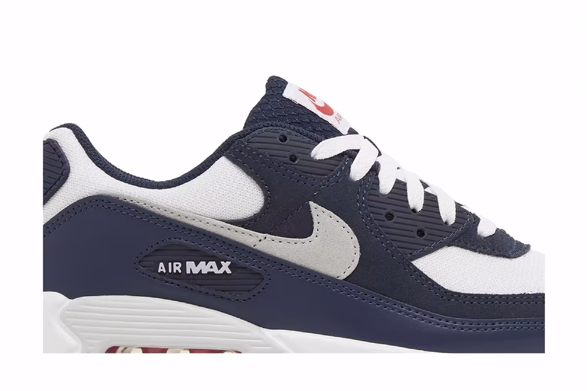 Nike Air Max 90 Obsidian Track Red, view 3