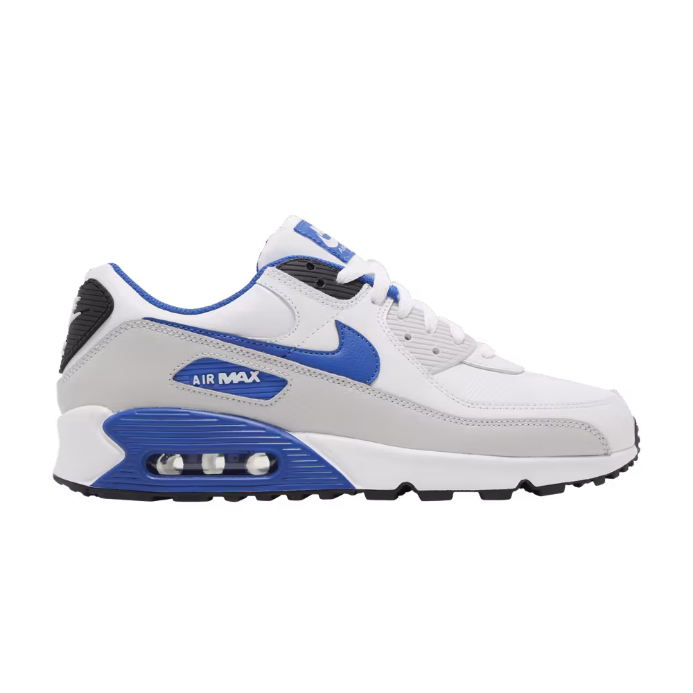 Nike Air Max 90 Leather White Game Royal