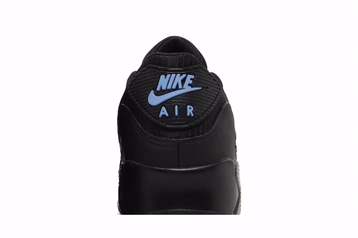 Nike Air Max 90 Black University Blue, view 8