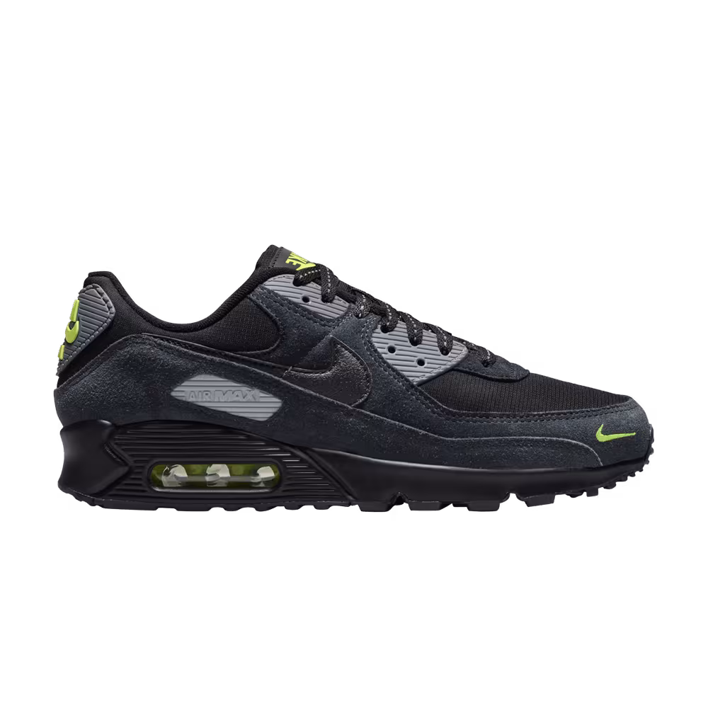 Nike Air Max 90 Black Cool Grey Volt