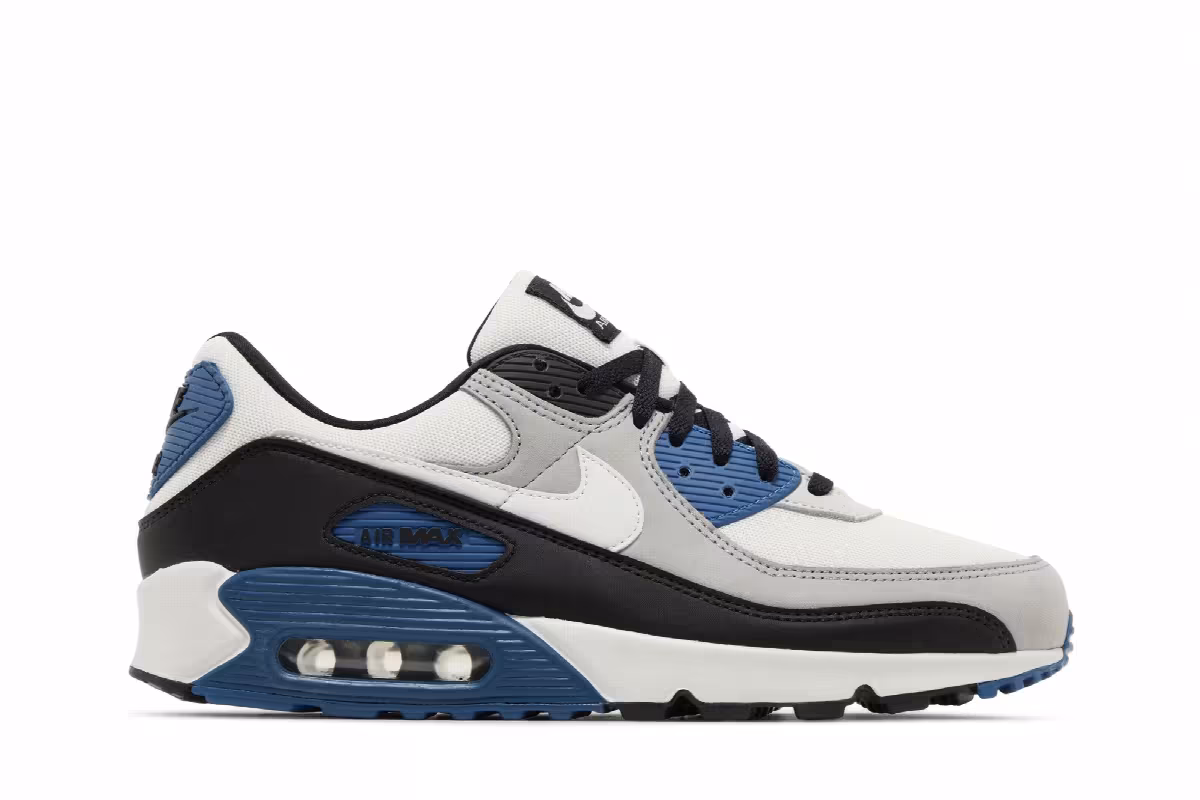Nike Air Max 90 Black Teal Blue, view 2