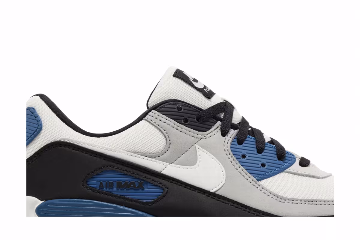 Nike Air Max 90 Black Teal Blue, view 3