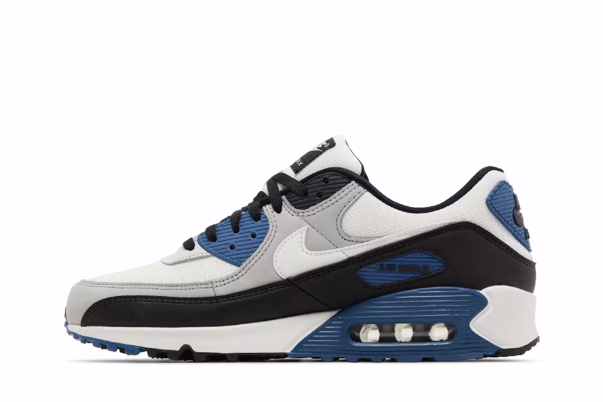 Nike Air Max 90 Black Teal Blue, view 4