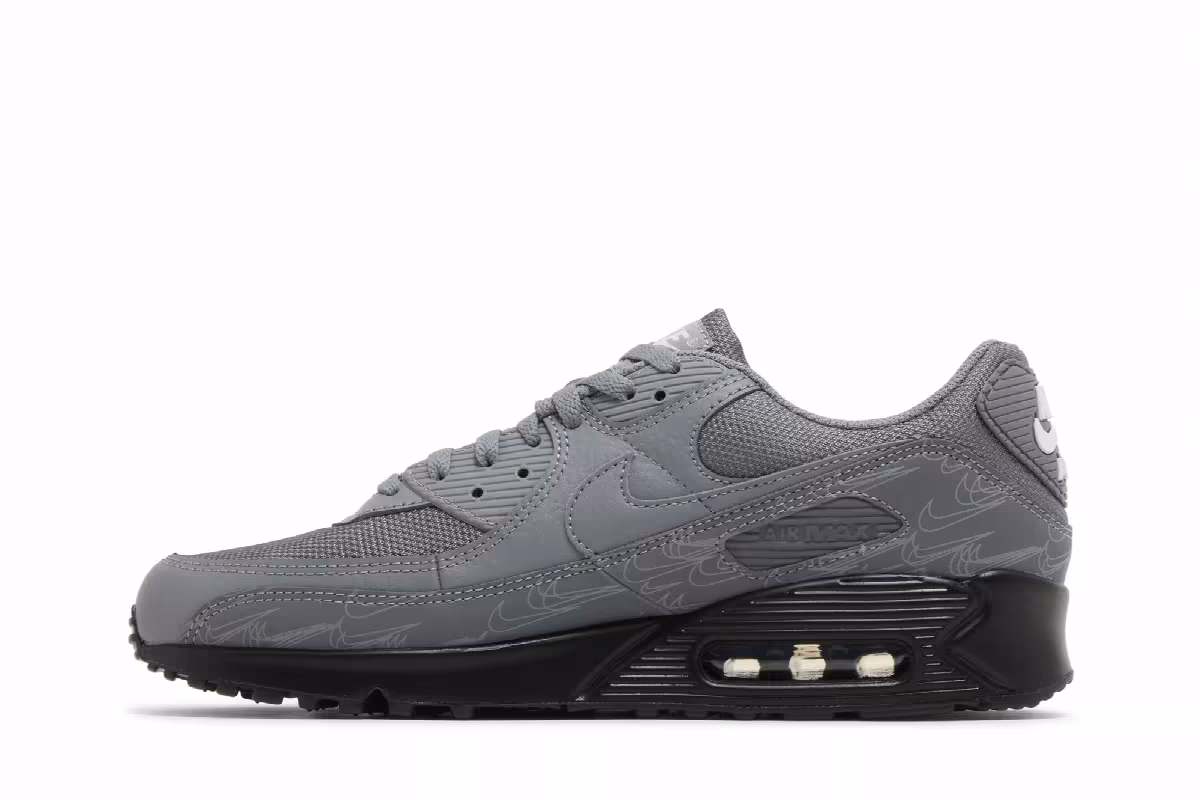 Nike Air Max 90 Cool Grey Reflective, view 4