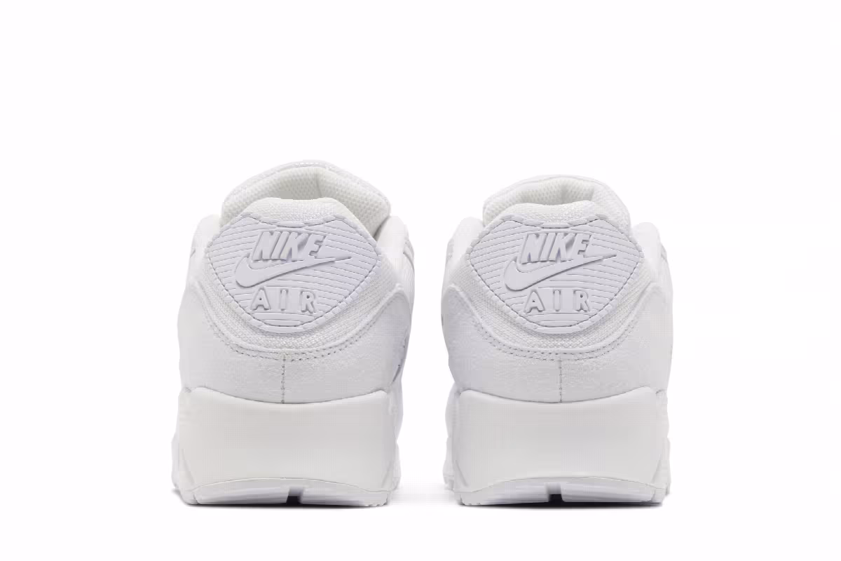 Nike Air Max 90 Premium White Metallic Silver, view 7
