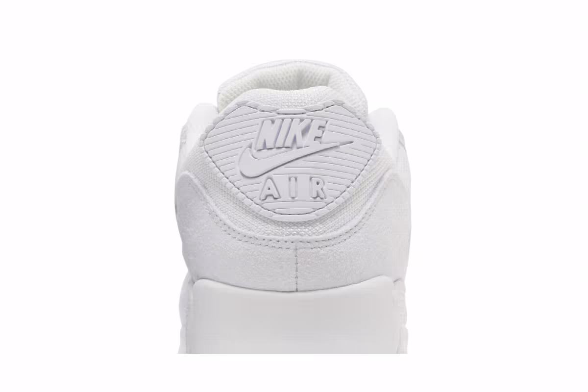 Nike Air Max 90 Premium White Metallic Silver, view 8