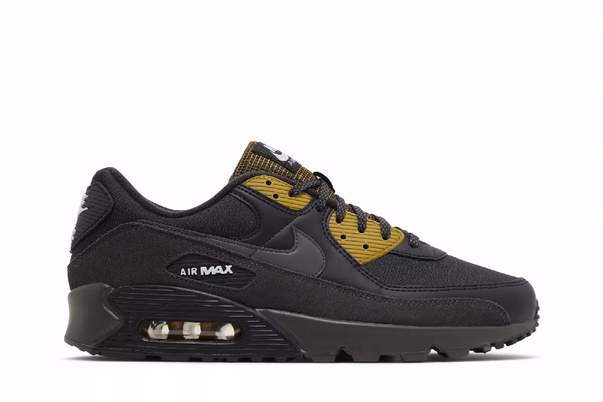 Nike Air Max 90 Black Bronzine, view 2