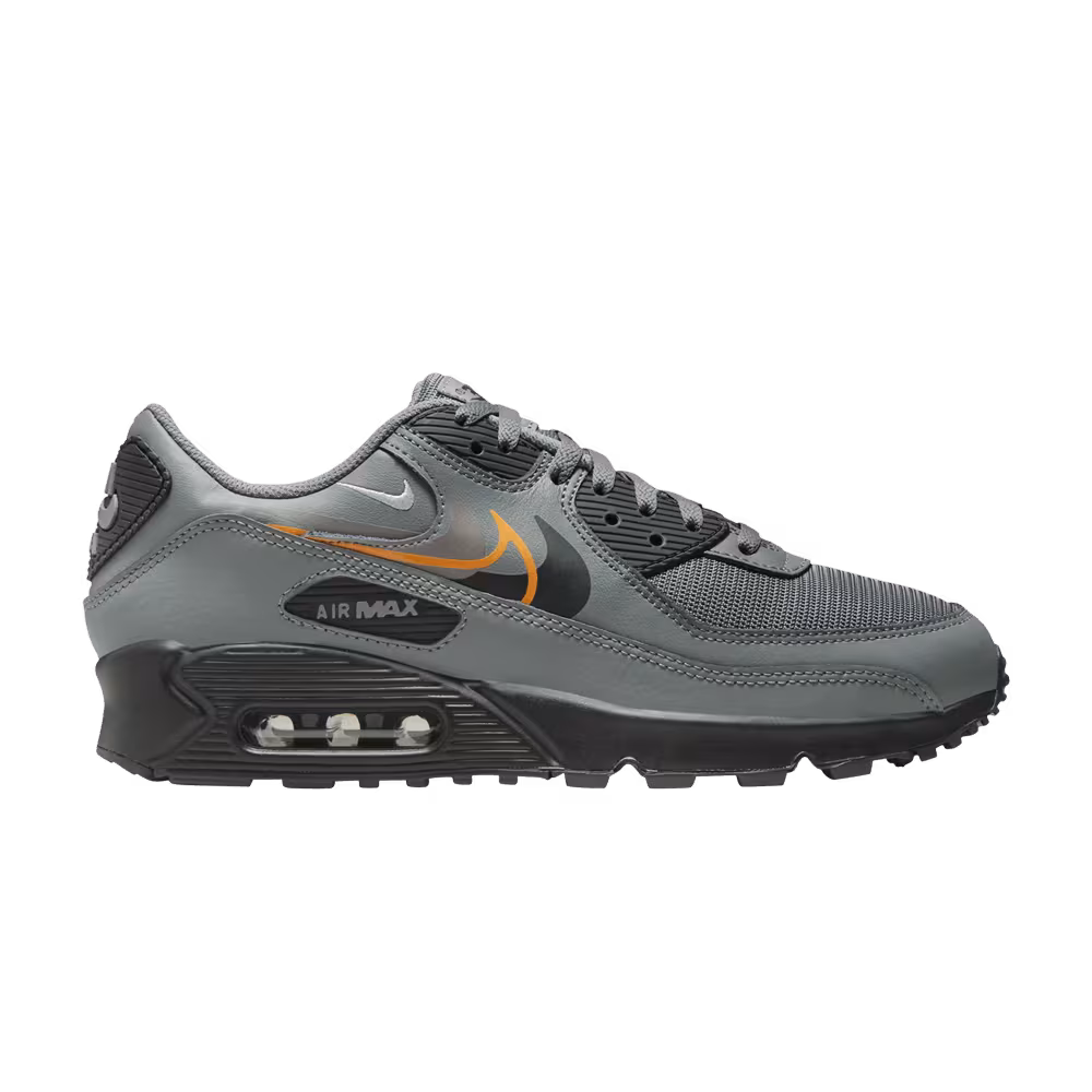 Nike Air Max 90 Multi Swoosh - Smoke Grey Mandarin