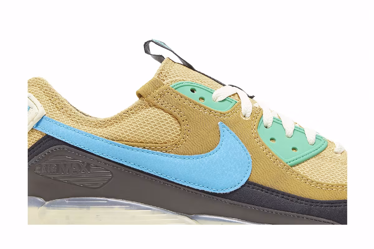 Nike Air Max Terrascape 90 Wheat Gold Blue Lightning, view 3