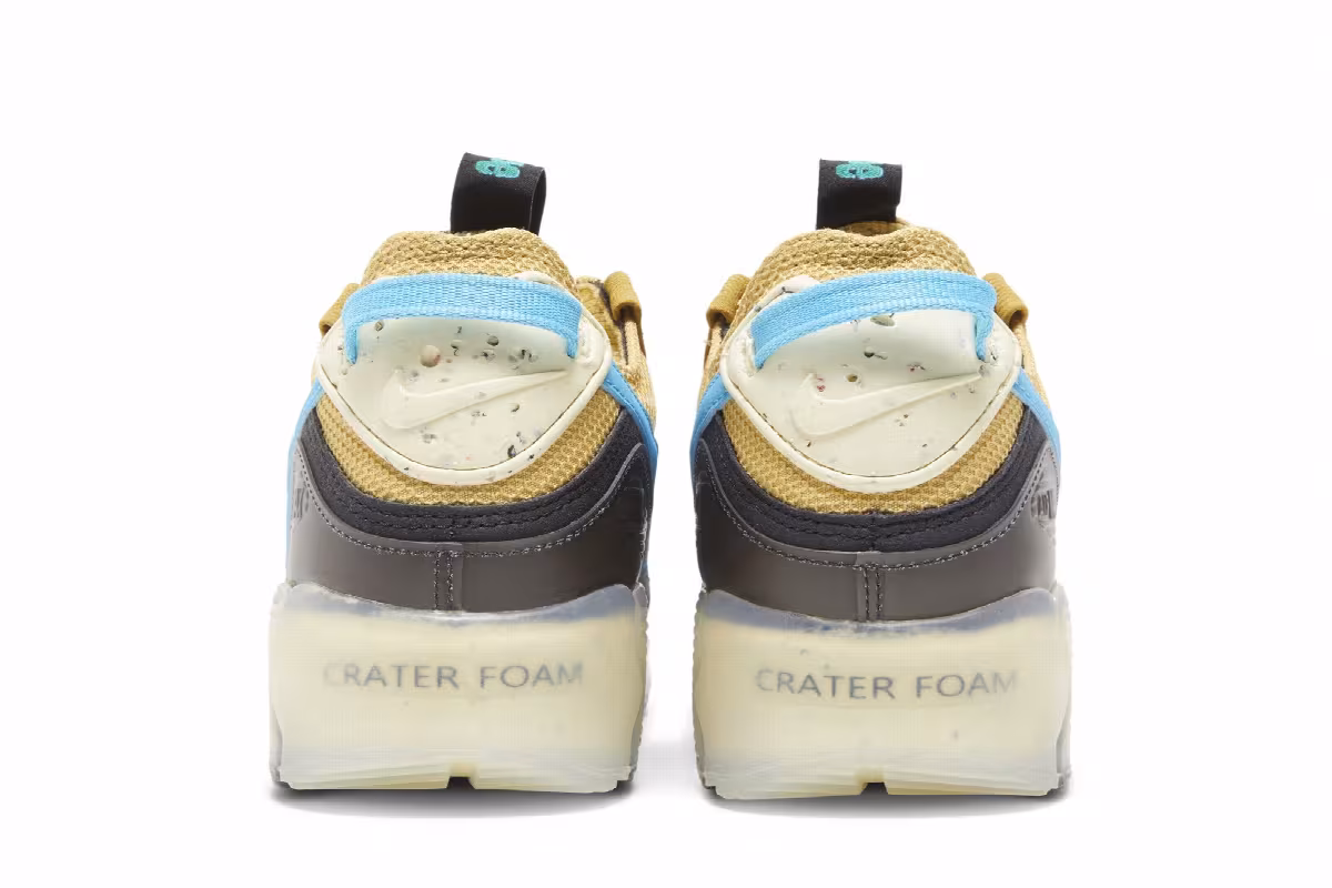 Nike Air Max Terrascape 90 Wheat Gold Blue Lightning, view 7