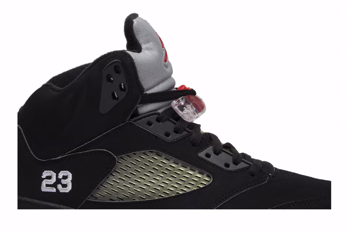 Air Jordan 5 Black Metallic 2007, view 3