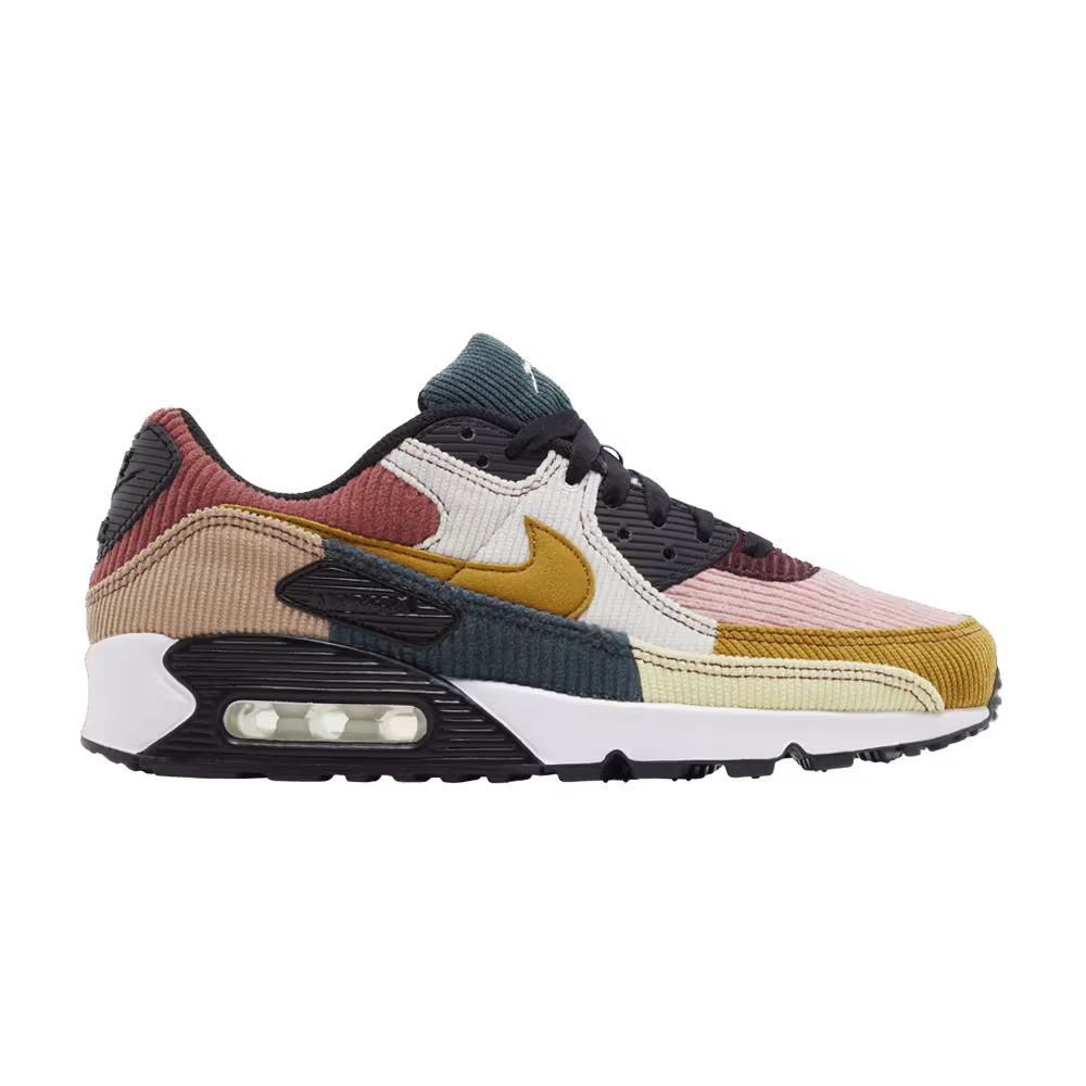 Nike Women's Air Max 90 Multi-Color Corduroy