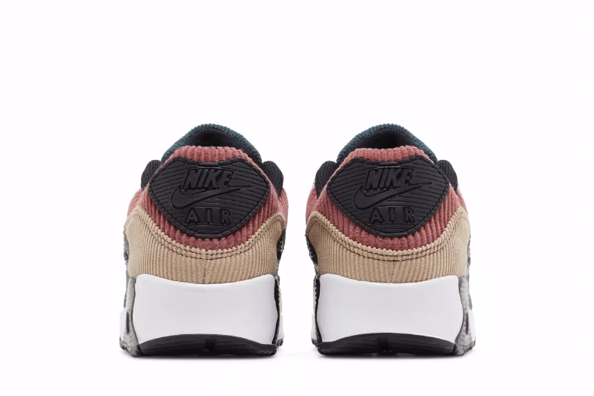 Nike Women's Air Max 90 Multi-Color Corduroy, view 7