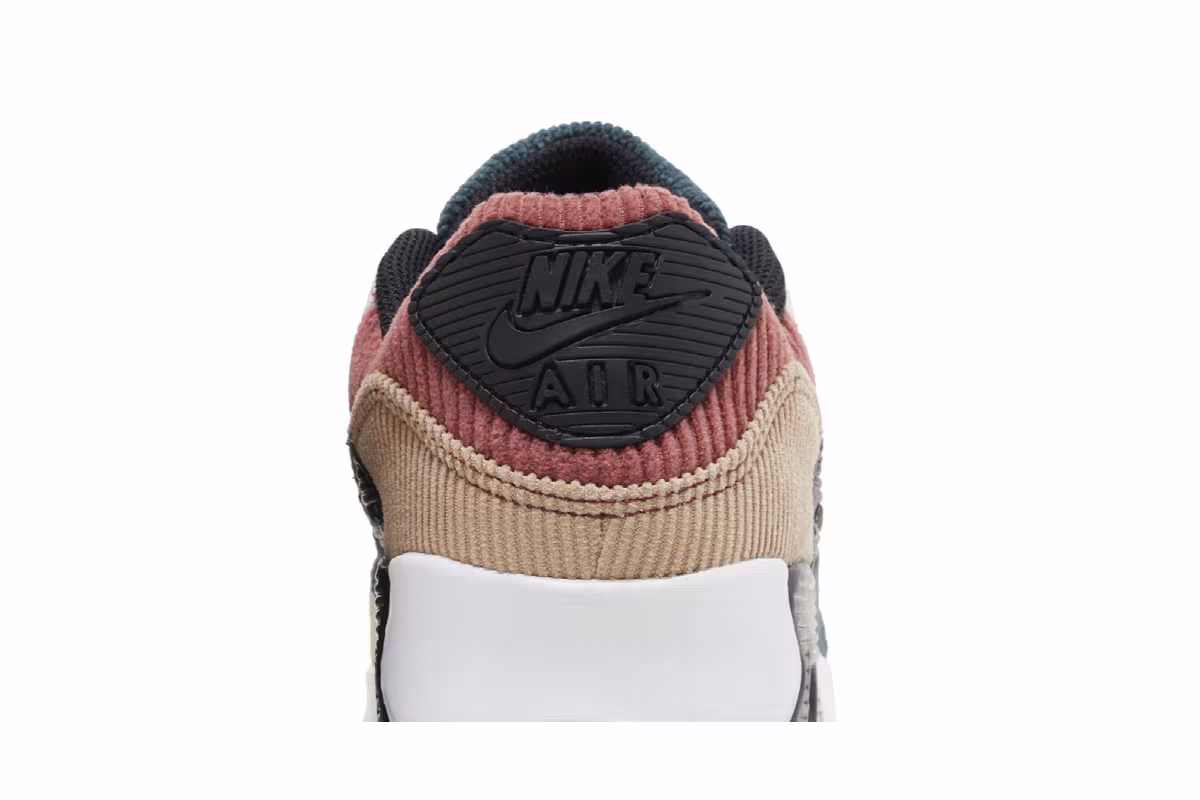 Nike Women's Air Max 90 Multi-Color Corduroy, view 8