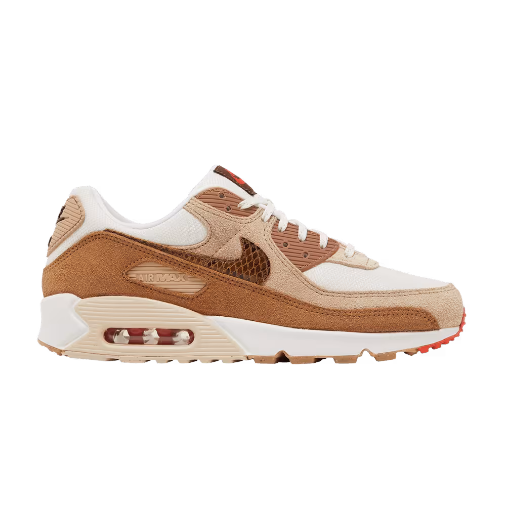 Nike Women's Air Max 90 AMD Brown Snakeskin