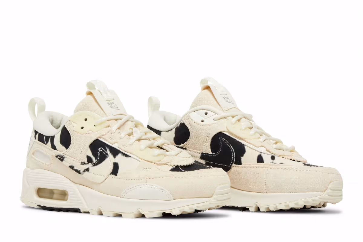 Nike Women's Air Max 90 Futura Cow Print, view 9