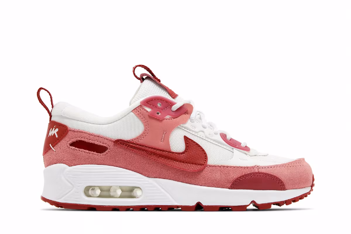 Nike Women's Air Max 90 Futura Red Stardust, view 2