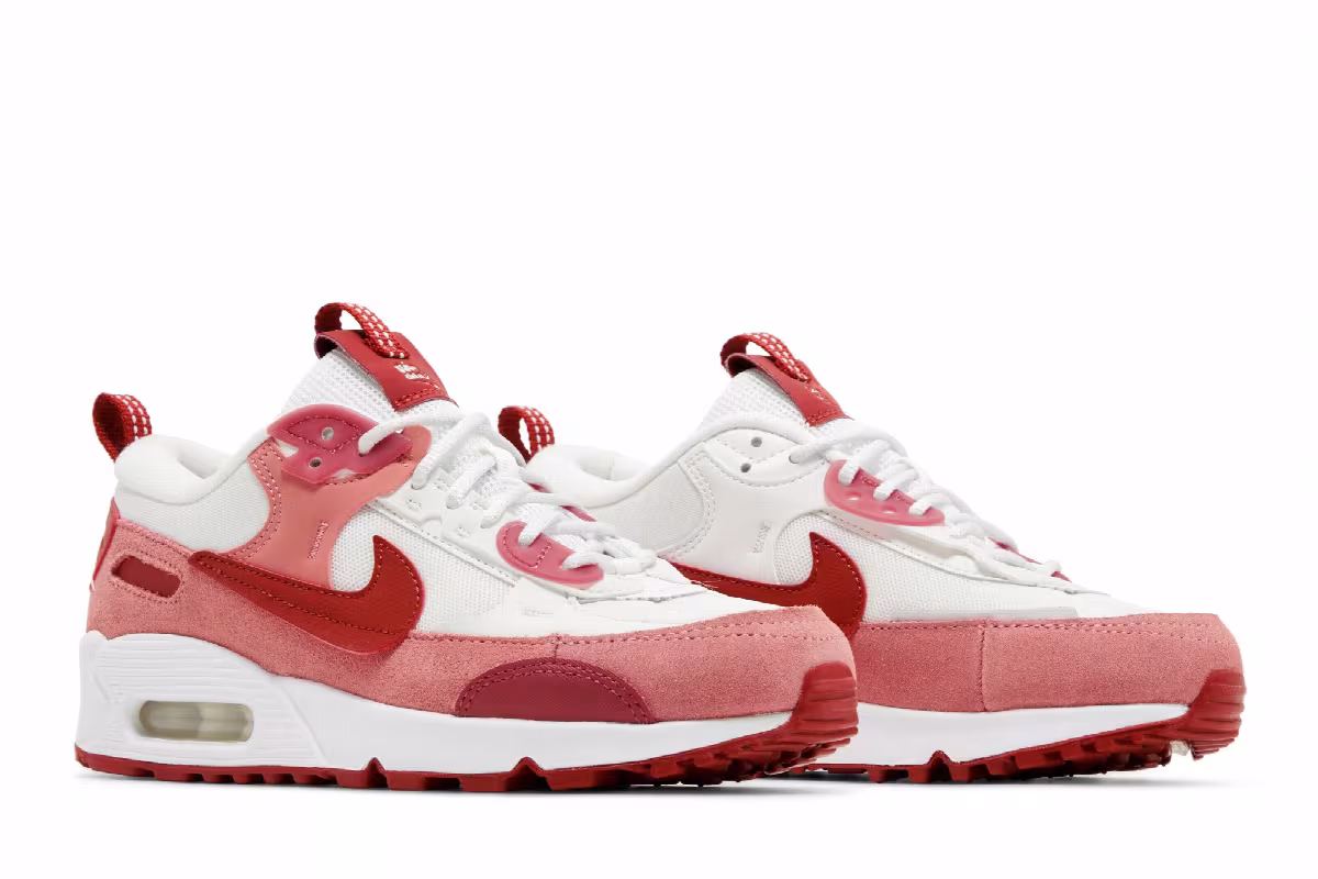 Nike Women's Air Max 90 Futura Red Stardust, view 9