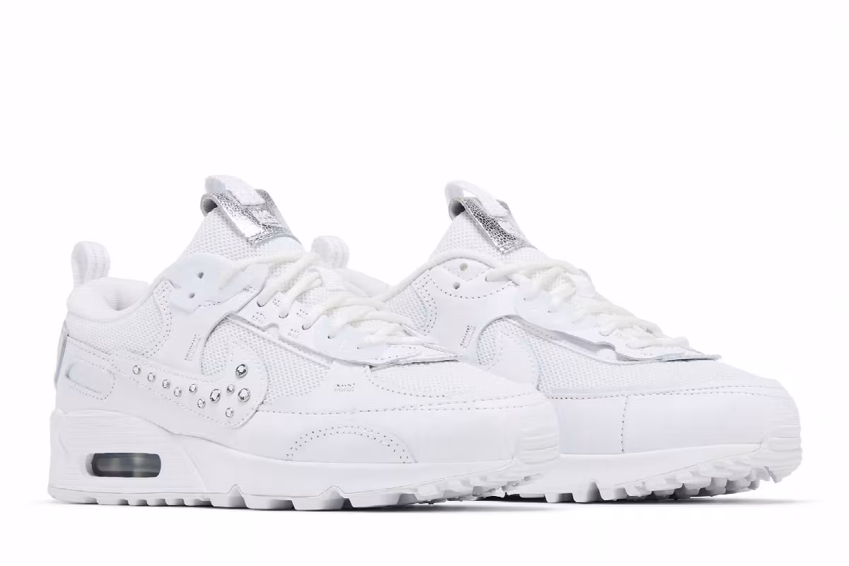 Nike Women's Air Max 90 Futura Studded Swoosh, view 9