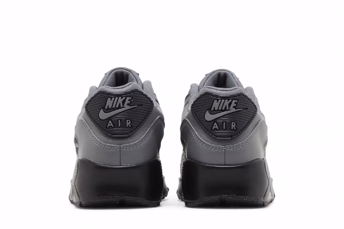 Nike Air Max 90 Next Nature GS Multi-Swoosh - Smoke Grey Mandarin, view 7