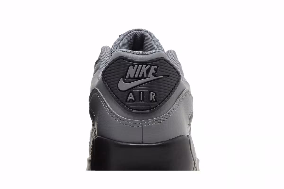 Nike Air Max 90 Next Nature GS Multi-Swoosh - Smoke Grey Mandarin, view 8