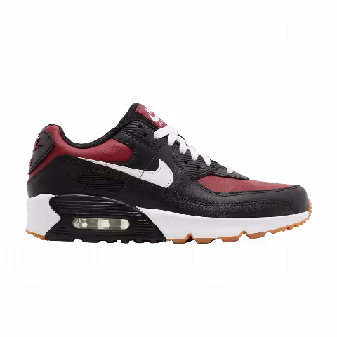 Nike Air Max 90 Leather GS 'Black Team Red'
