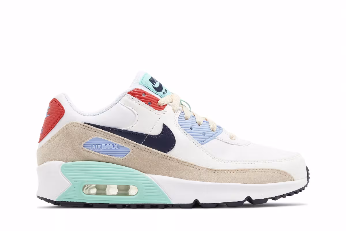 Nike Air Max 90 Leather SE GS Patches, view 2