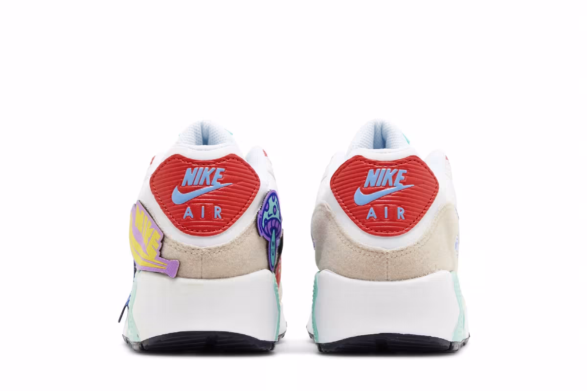 Nike Air Max 90 Leather SE GS Patches, view 7