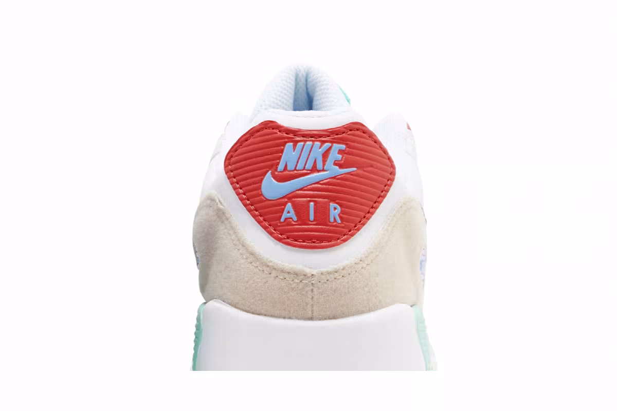 Nike Air Max 90 Leather SE GS Patches, view 8