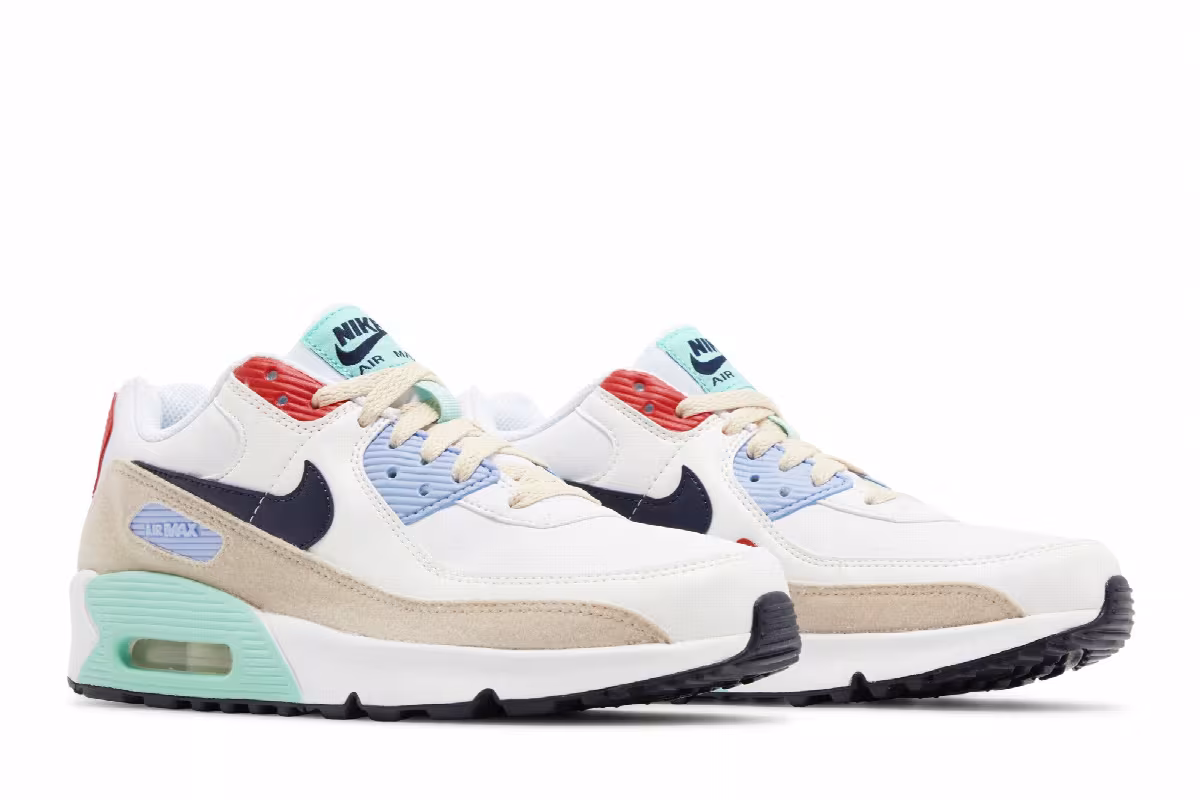 Nike Air Max 90 Leather SE GS Patches, view 9