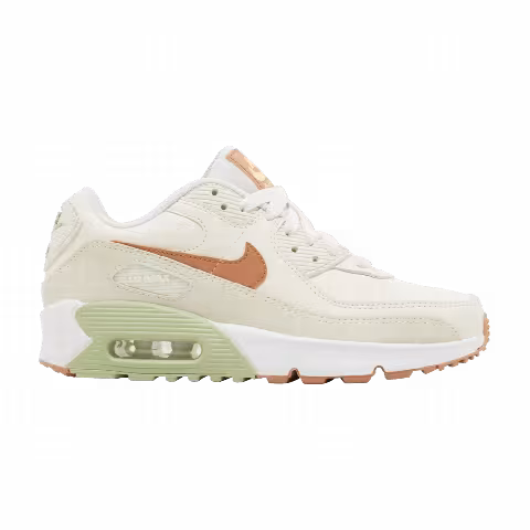Nike Air Max 90 Leather GS 'Pale Ivory Honeydew'