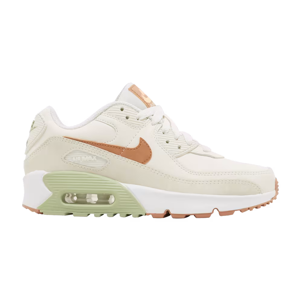 Nike Air Max 90 Leather GS Pale Ivory Honeydew