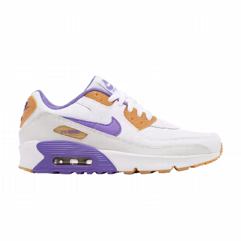 Nike Air Max 90 Leather GS 'White Action Grape'