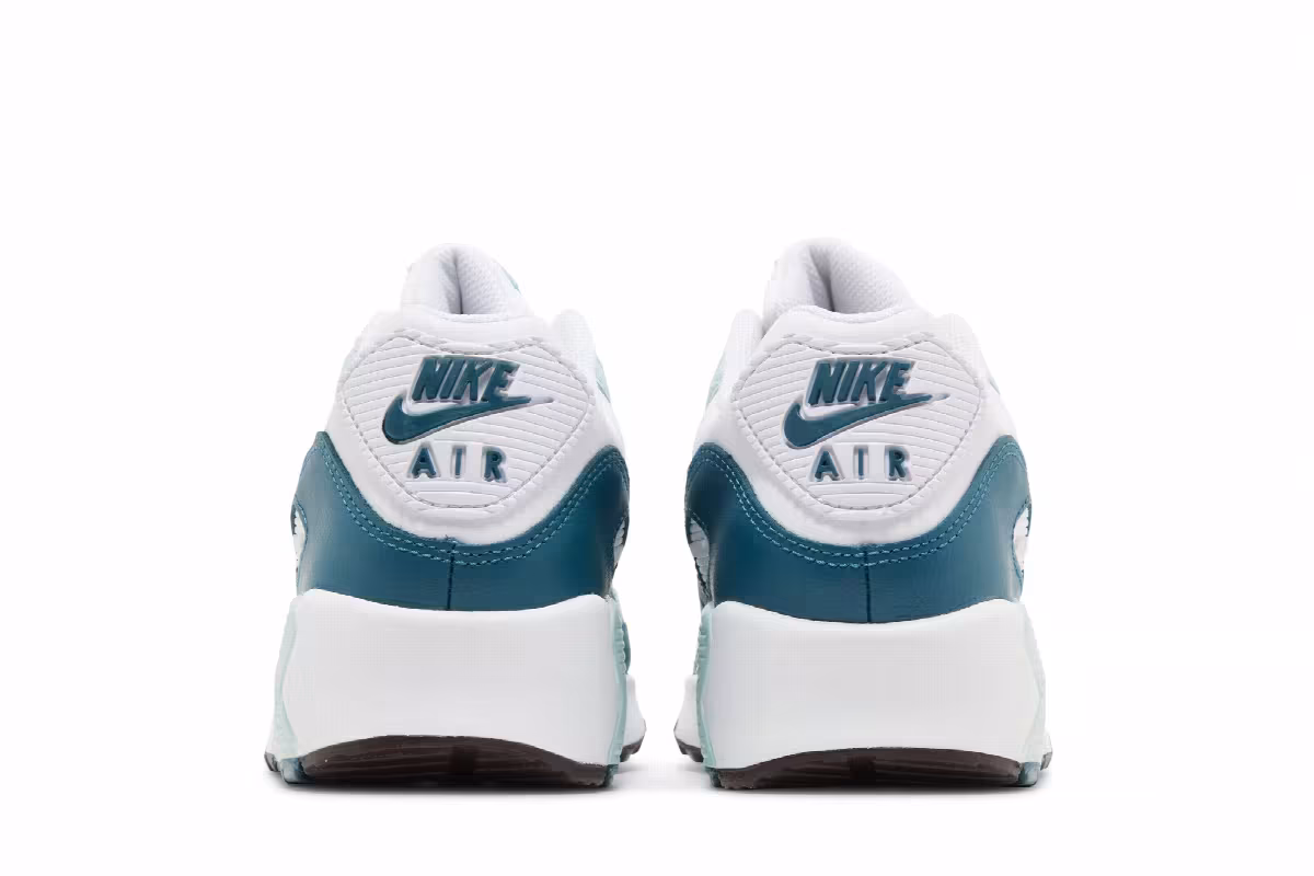 Nike Air Max 90 Leather GS White Jade Ice, view 7