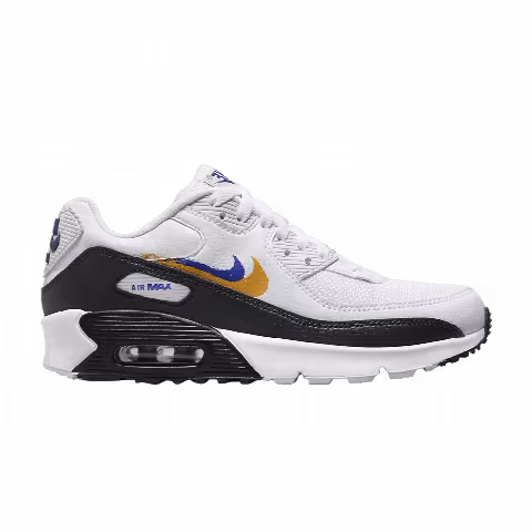 Nike Air Max 90 GS 'Double Swoosh - White Gold Royal'