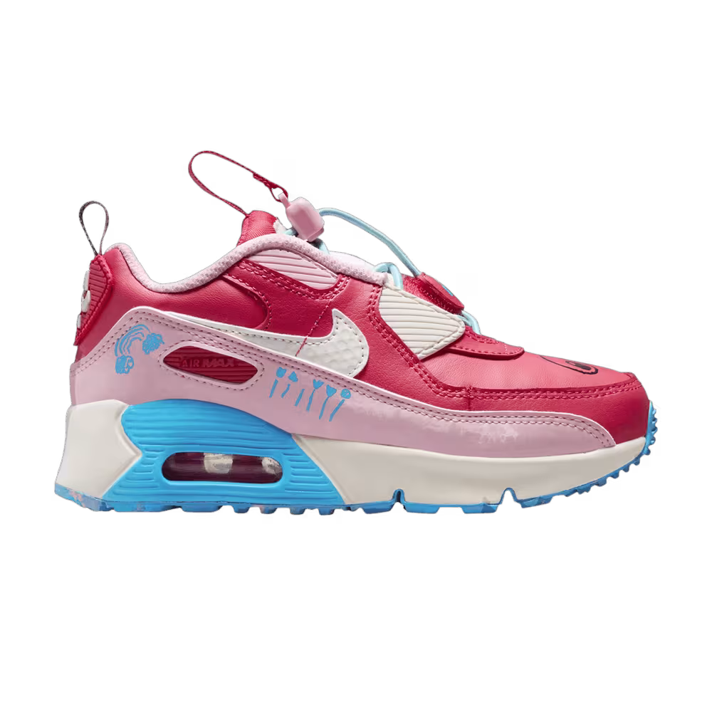 Nike Air Max 90 Toggle SE PS Light Fusion Red Blue Lightning